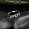 .35 CTW Diamond Half Eternity Ring in PLATINUM HE257