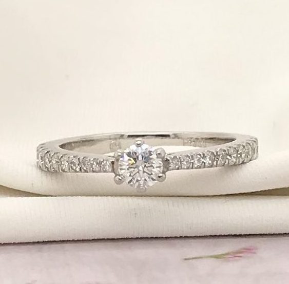.49 CTW Diamond Engagement Ring PLATINUM ER600