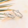 .18 Carat &.161 Carat Diamond Engagement Ring PLATINUM ER522 & ER523