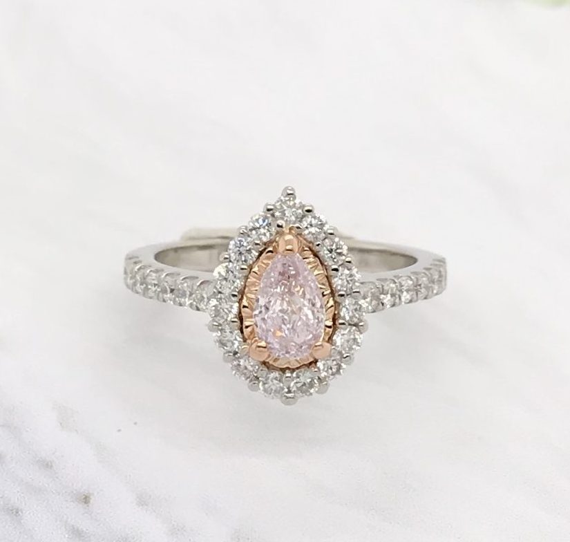 GIA-Certified .50 Carat Diamond w/ .70 CTW Diamond EngagementRing PLATINUM ER580