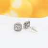 .56 CTW Diamond Detachable Earrings PLATINUM E546