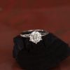 GIA-Certified 1.32 Carat Diamond Engagement Ring PLATINUM ER658