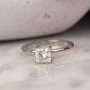 1.01 Carat Princess Cut Diamond Engagement Ring PLATINUM ER642