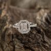 .72 CTW Diamond Engagement Ring PLATINUM ER692