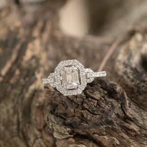 .66 CTW Diamond Engagement Ring PLATINUM ER693