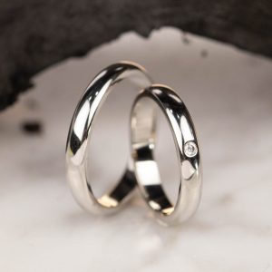 .02 Carat Diamond Wedding Ring PLATINUM WR287