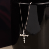 .50 CTW Diamond Cross Necklace PLATINUM N116-1 PT