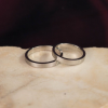Platinum Wedding Ring WR344-1
