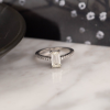 GIA-Certified 1.01 Carat Diamond w/ .21 CTW Engagement Ring PLATINUM ER871