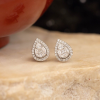 .42 CTW Diamond 2-Way Earrings Platinum JS187E