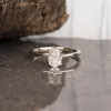 GIA-Certified 1.01 Carat Diamond Engagement Ring PLATINUM ER915