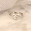 GIA-Certified 1.00 Carat Diamond Engagement Ring PLATINUM ER029