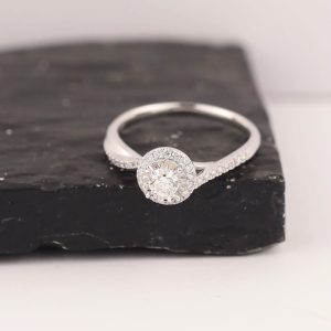 .406 CTW Diamond Engagement Ring PLATINUM ER0146-PT