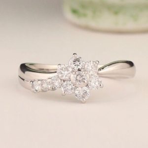 .50 CTW Diamond Ring PLATINUM R336-PT