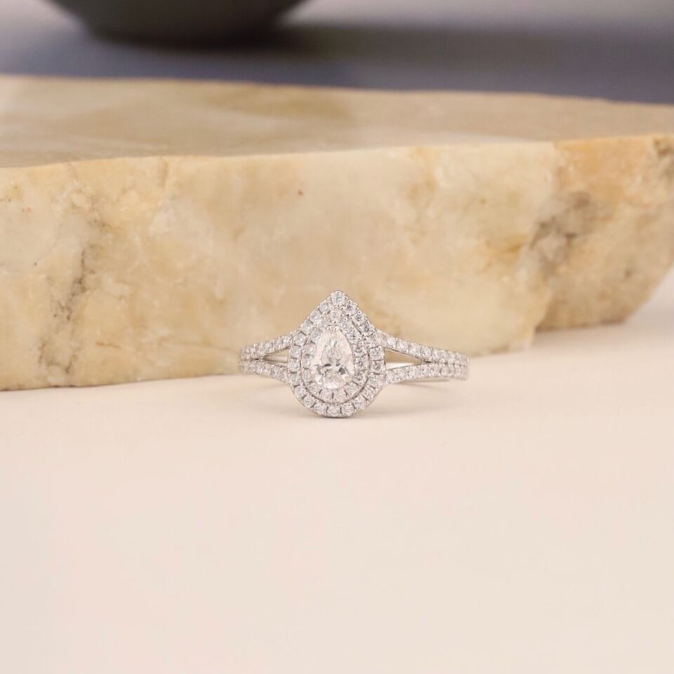 .90 CTW Diamond Engagement Ring Platinum ER0288-PT