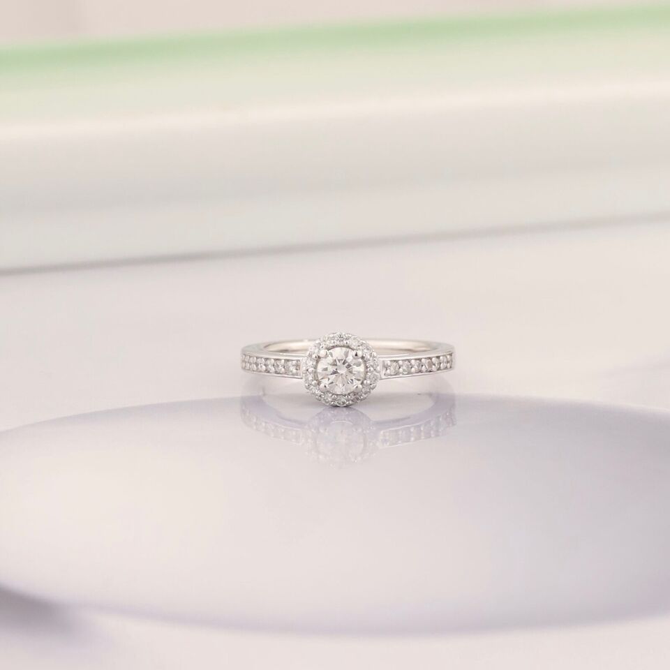 .477 CTW Diamond Engagement Ring Platinum ER0289-PT