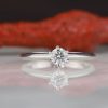 GIA .35 Carat Diamond Engagement Ring Platinum ER0338-PT