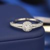 .87 CTW Diamond Ring Platinum PR377-PT