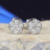 .70 CTW Diamond Stud Earrings Platinum E0184-PT