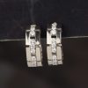 .18 CTW Diamond Ear Cuff Earrings Platinum E0189-PT