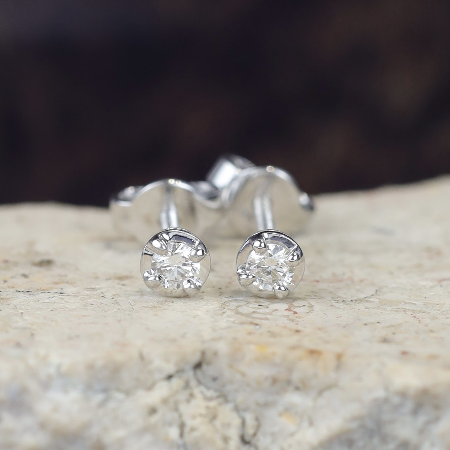 .16 CTW Diamond Stud Earrings Platinum E078-1-PT