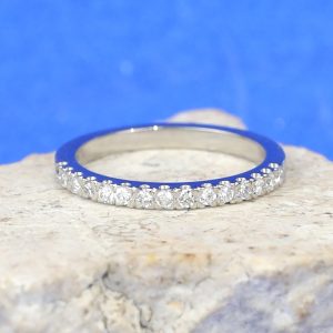 .225 CTW Diamond Half Eternity Ring Platinum HE445-1 PT