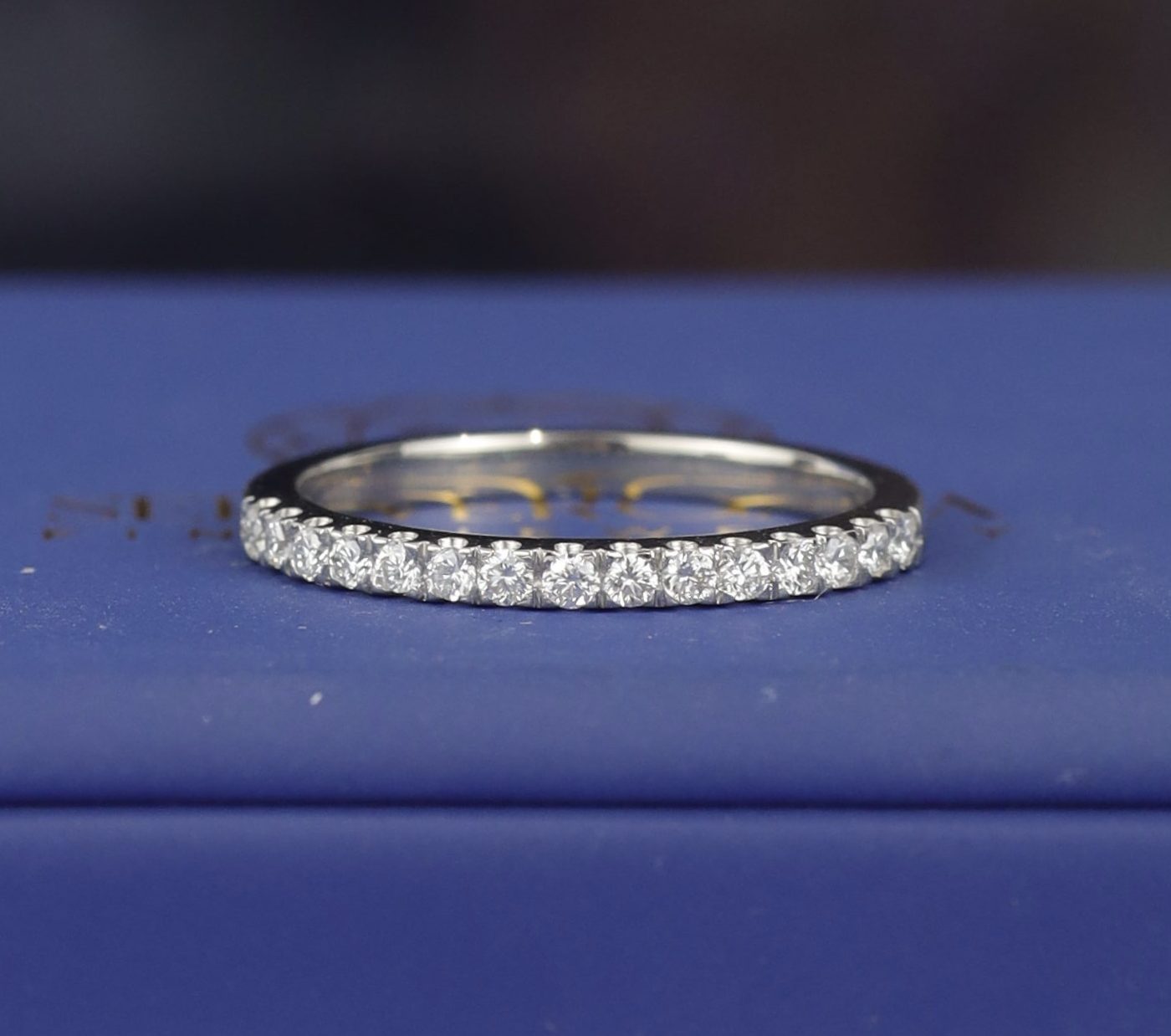 .225 CTW Diamond Half Eternity Ring Platinum HE445-2 PT