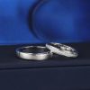 .168 CTW Diamond Wedding Rings Platinum WR393-3 PT