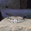 .736 CTW Diamond Engagement Ring Platinum ER0469-PT