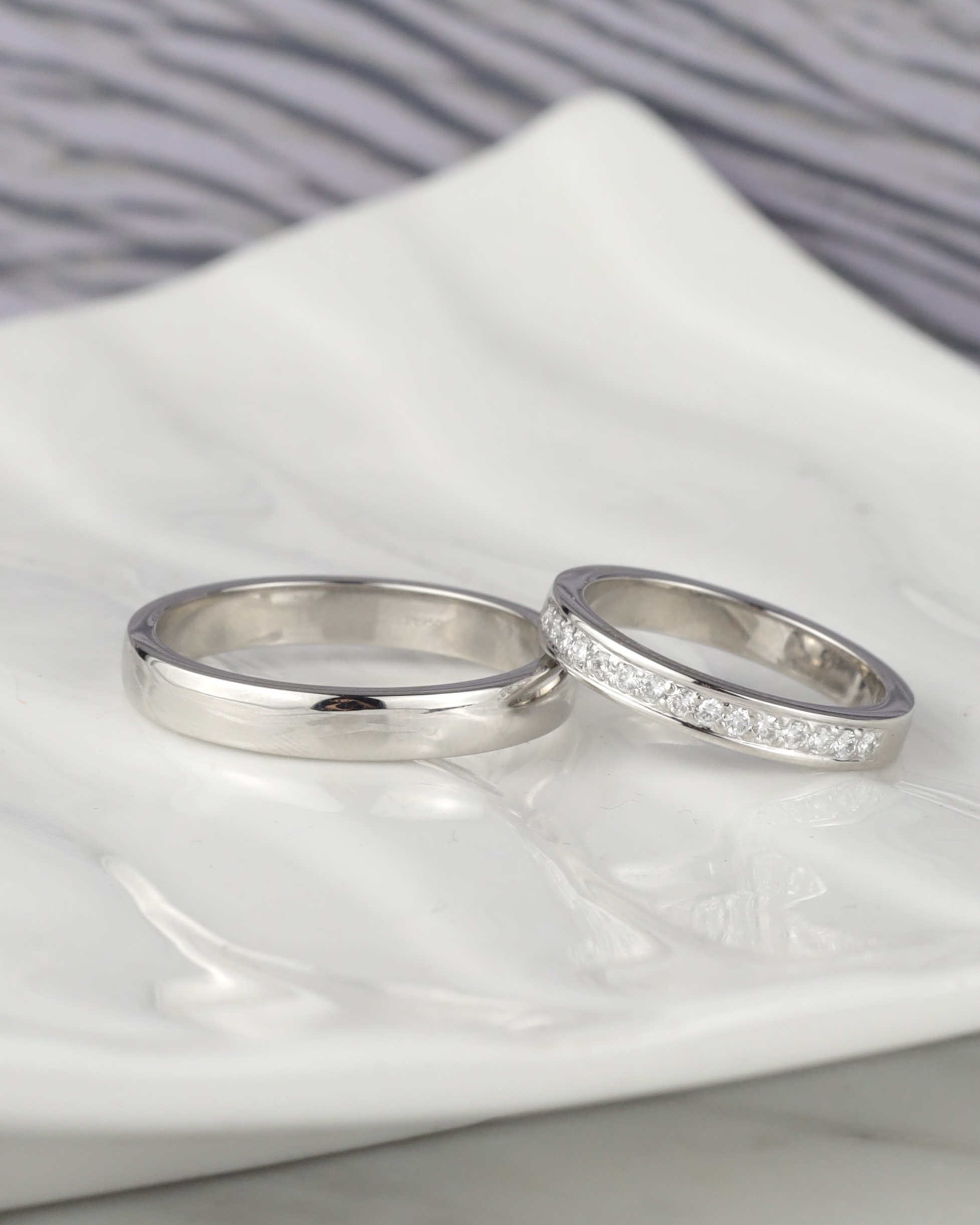 .15 CTW Diamond Wedding Rings Platinum WR272-4-PT