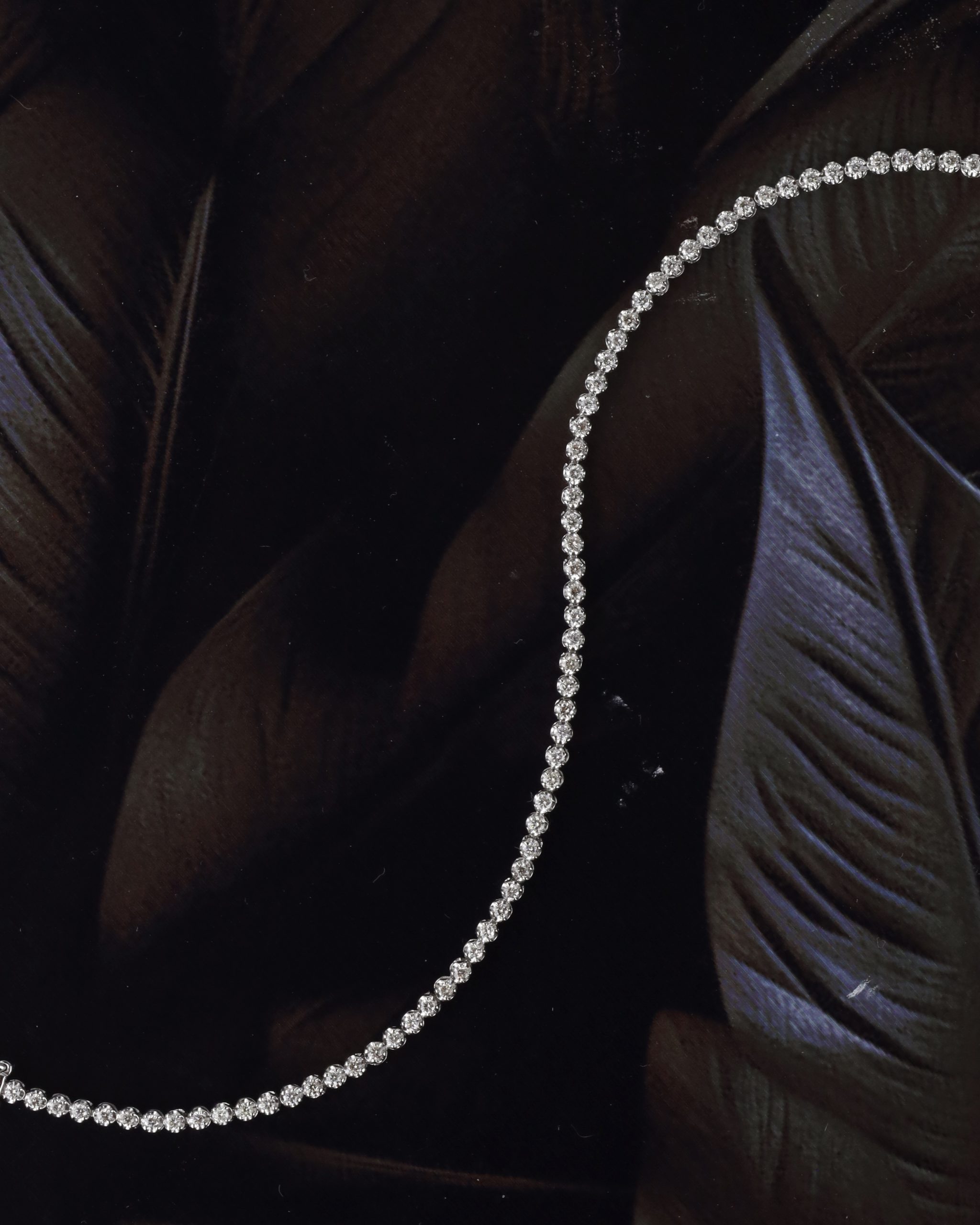 1.00 CTW Diamond Tennis Bracelet Platinum B233-PT