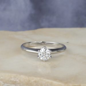.457 Carat Diamond Engagement Ring Platinum ER0470-PT
