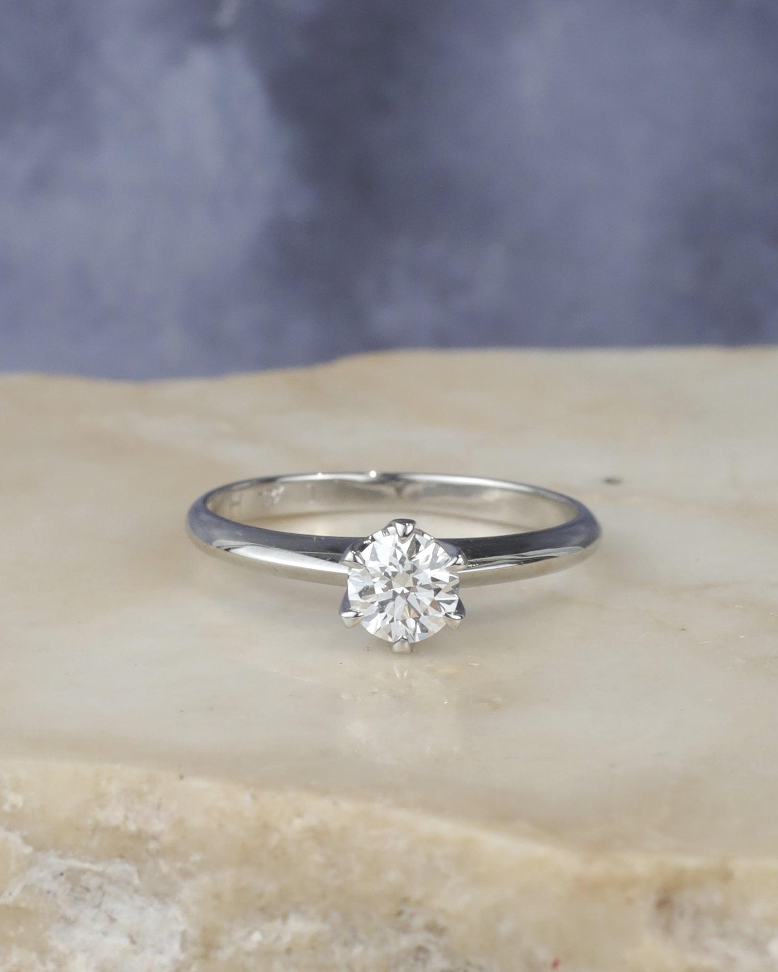.457 Carat Diamond Engagement Ring Platinum ER0470-PT