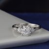 .51 CTW Diamond Engagement Ring Platinum ER0472-PT