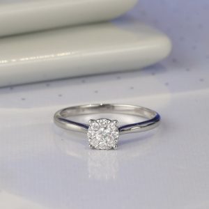 .19 CTW Diamond Engagement Ring Platinum ER0484-PT