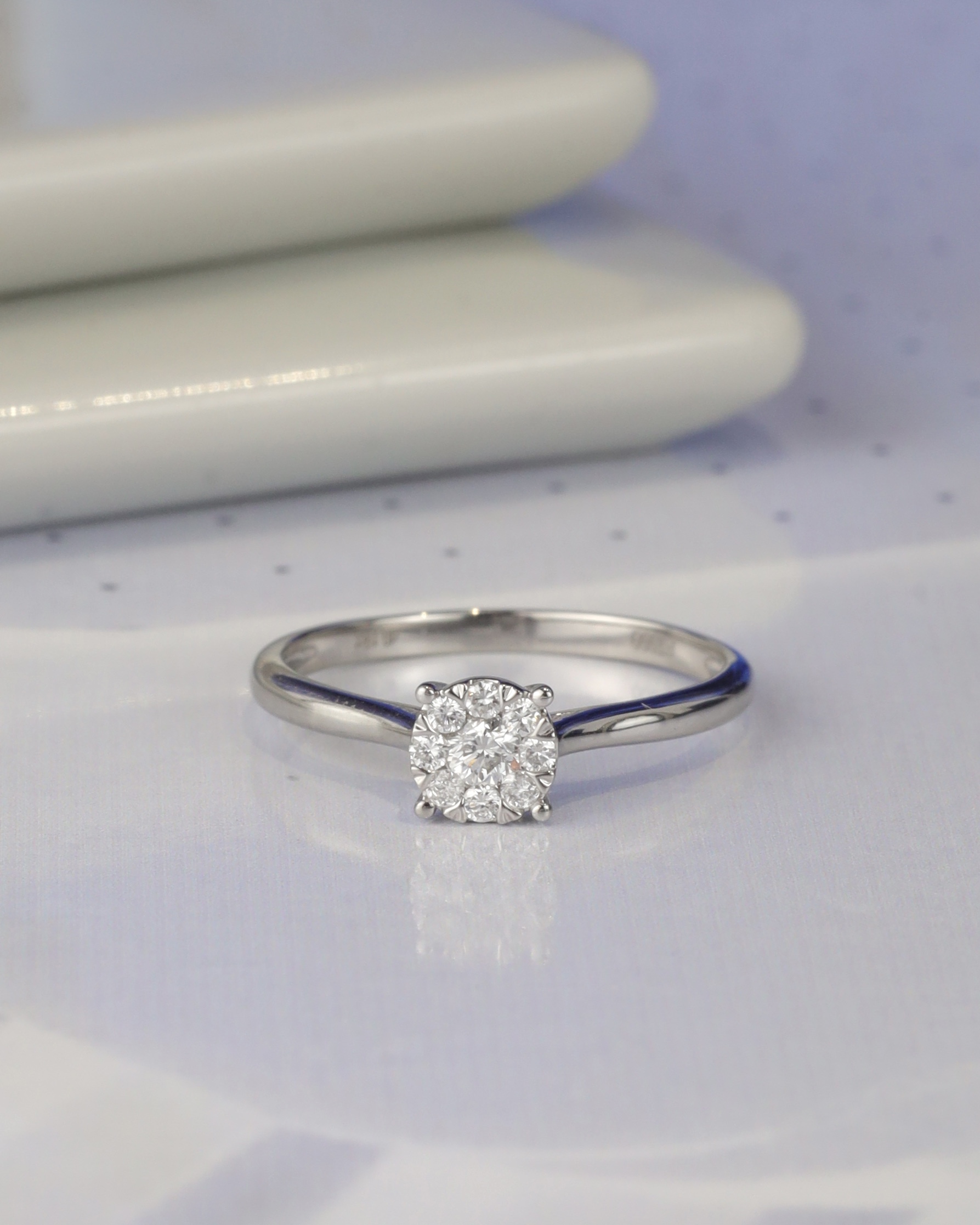 .19 CTW Diamond Engagement Ring Platinum ER0484-PT