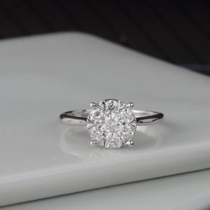 .67 CTW Diamond Ring Platinum JS262R-PT