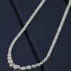 5.00 CTW Diamond Tennis Necklace Platinum N325-PT