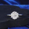 1.00 CTW Diamond Engagement Ring Platinum ER0473-PT