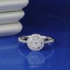 .59 CTW Diamond Engagement Ring Platinum ER0477-PT