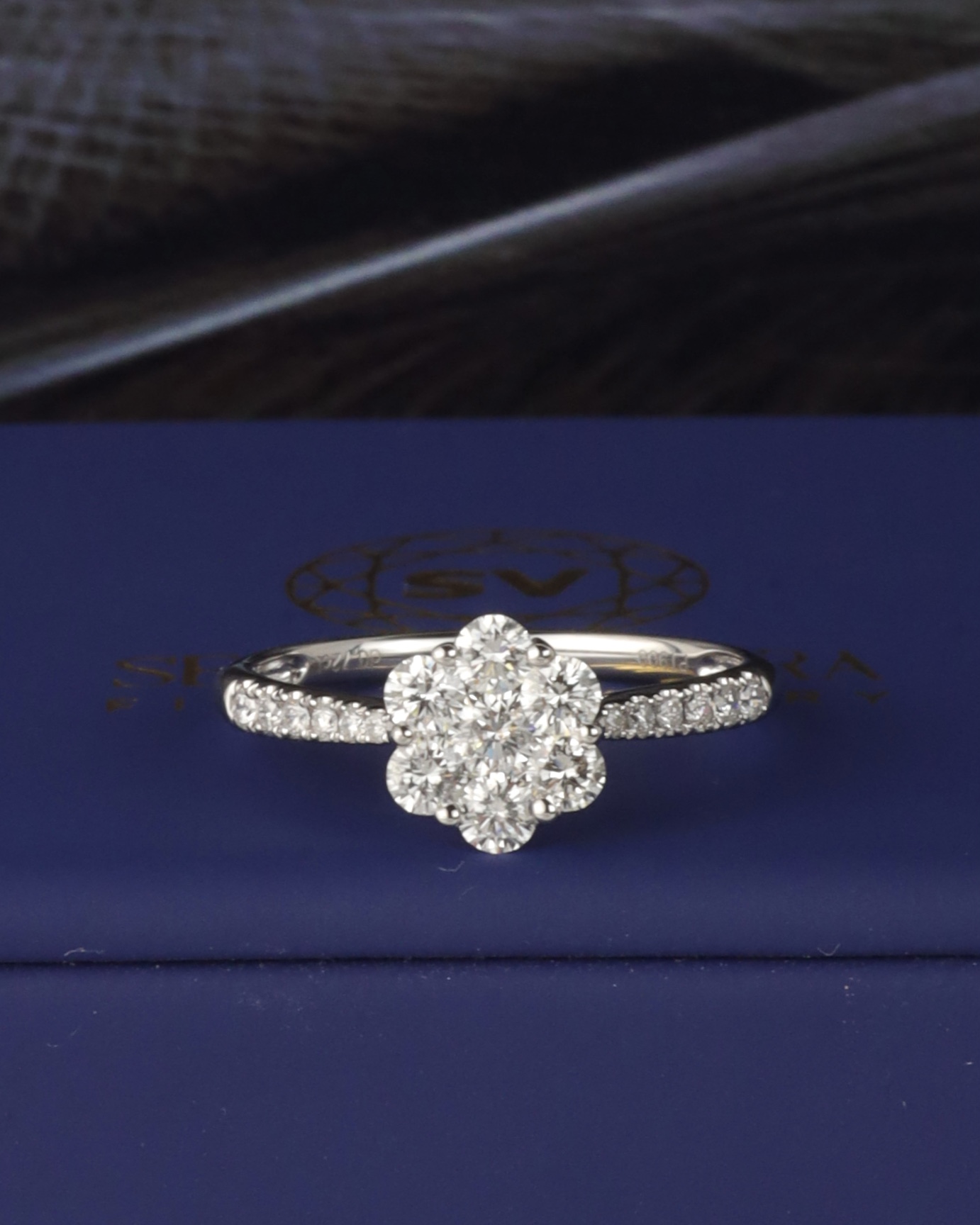 .72 CTW Diamond Engagement Ring Platinum ER0481-PT