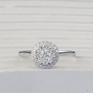 .45 CTW Diamond Ring Platinum JS261R-PT