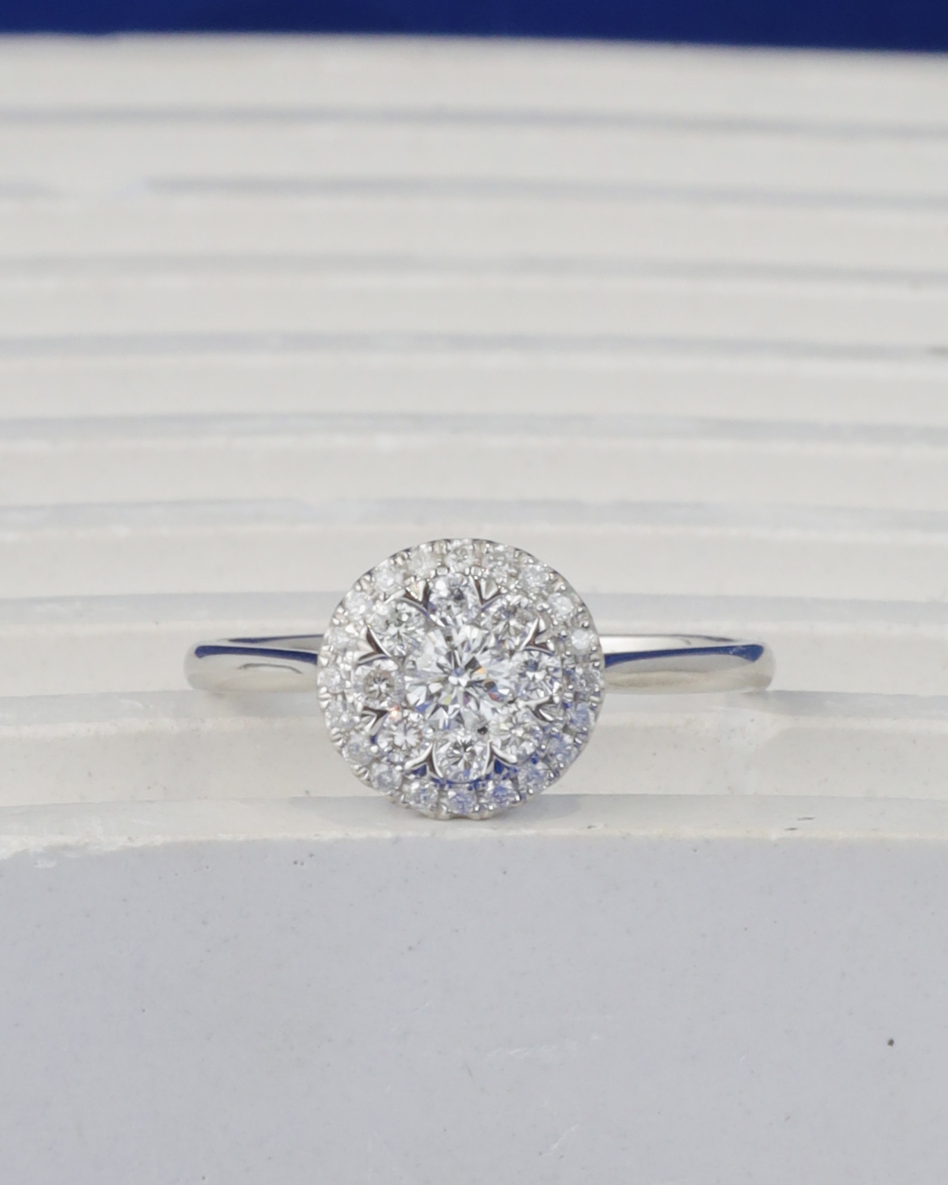 .45 CTW Diamond Ring Platinum JS261R-PT