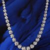 8.01 CTW Diamond Tennis Necklace Platinum N416-PT