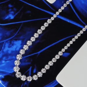 8.01 CTW Diamond Tennis Necklace Platinum N416-1 PT