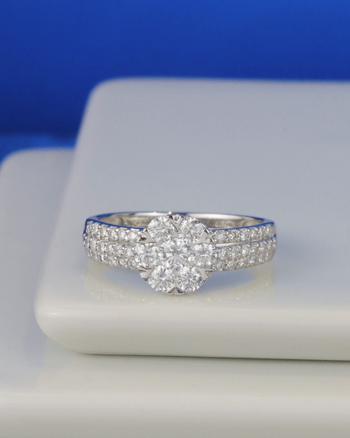 CTW Diamond Ring Platinum PR418-PT