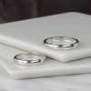 Platinum Wedding Rings WR445-1 PT