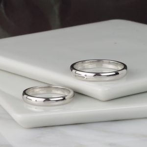 Platinum Wedding Rings WR445-1 PT