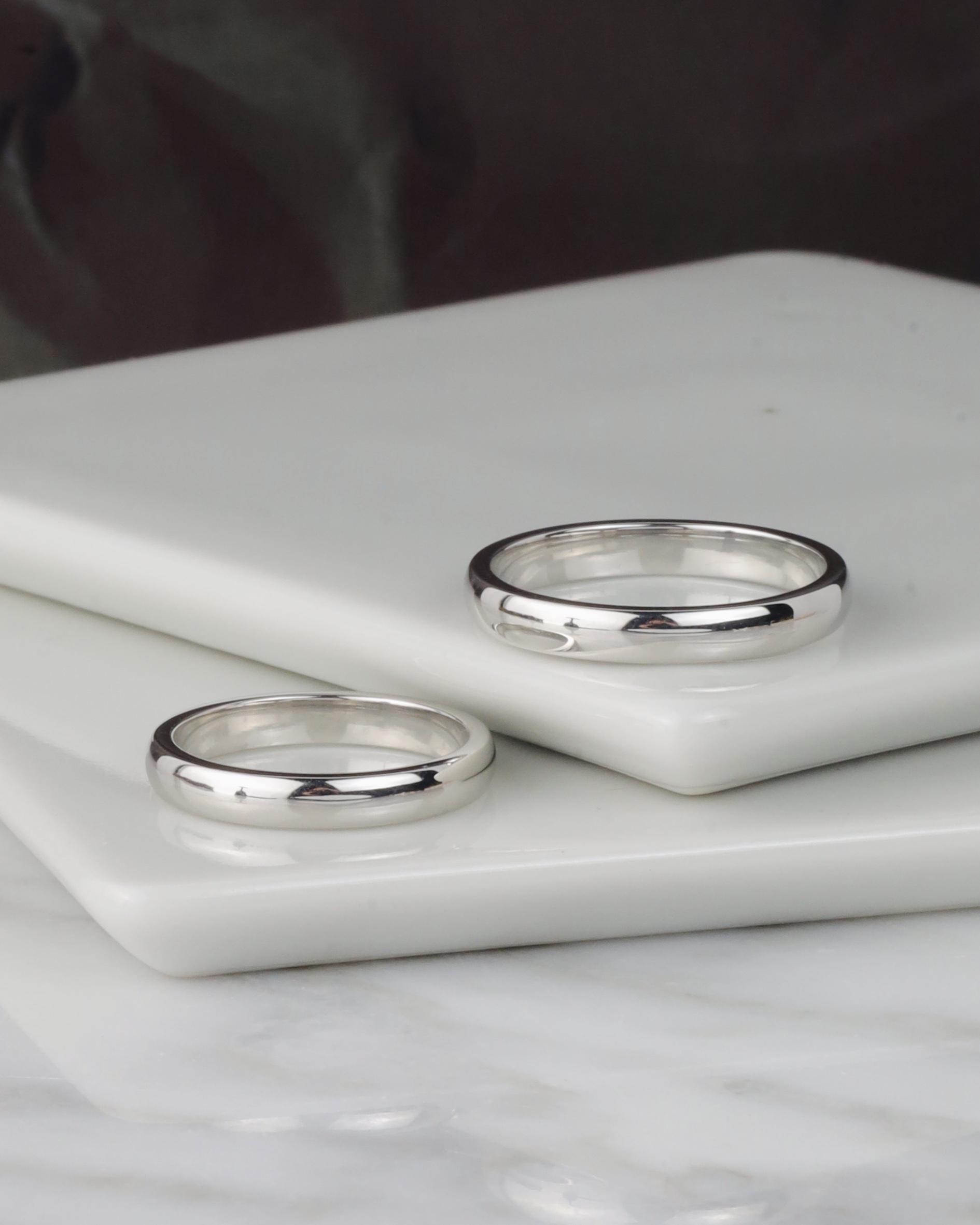 Platinum Wedding Rings WR445-1 PT