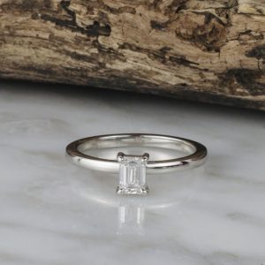 GIA .35 Carat Diamond Engagement Ring Platinum ER0490-PT